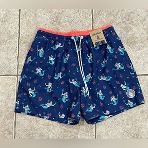 NWT Chubbies Swim Trunks Triton of the Seas 5.5" Inseam  men’s small